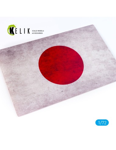 Japan Flag - Base - Acrylic 3 mm (280 x 180 mm) (170 g) 