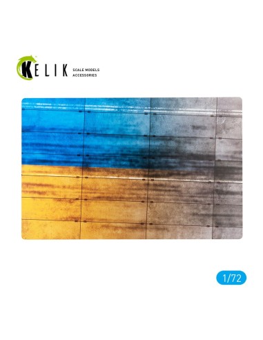 Concrete plates With Ukrainian flag - Acrylic 3 mm (280 x 180 mm) (170 g) 