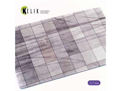 Civil Concrete runway Base - Acrylic 3 mm (280 x 180 mm) (170 g) 