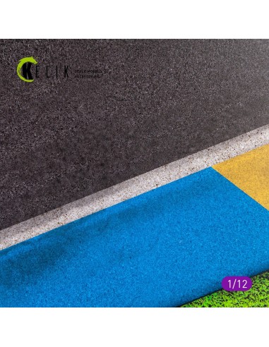 Asphalt road Moto race track type 1  Base - Acrylic 3 mm (180 x 357 mm) 