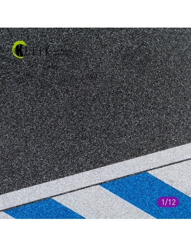 Asphalt road Moto race track type 2 Base - Acrylic 3 mm (180 x 357 mm) 