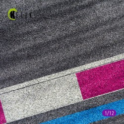Asphalt road Moto race track type 3 Base - Acrylic 3 mm (180 x 357 mm)  2