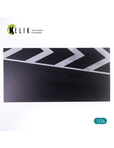 Asphalt road race track Base - Acrylic 3 mm (180 x 357 mm) 