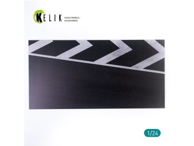 Asphalt road race track Base - Acrylic 3 mm (180 x 357 mm) 