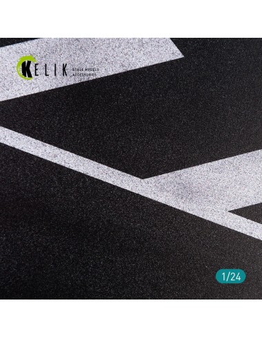 Asphalt road race track Base - Acrylic 3 mm (180 x 357 mm) 