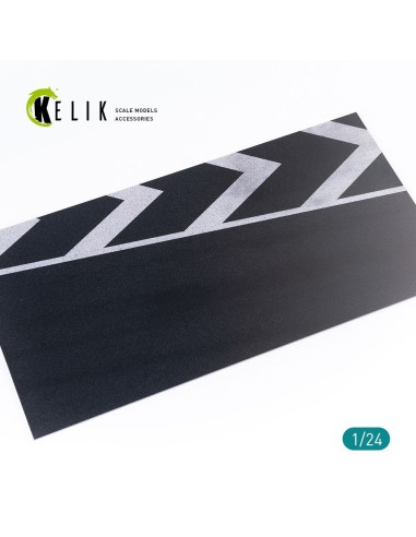 Asphalt road race track Base - Acrylic 3 mm (180 x 357 mm) 