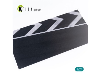 Asphalt road race track Base - Acrylic 3 mm (180 x 357 mm) 