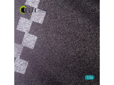Asphalt road 24 Hours of Le Mans type 1 Base - Acrylic 3 mm (180 x 357 mm) 