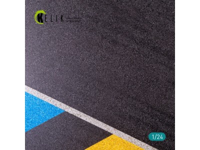 Asphalt road 24 Hours of Le Mans type 2 Base - Acrylic 3 mm (180 x 357 mm) 
