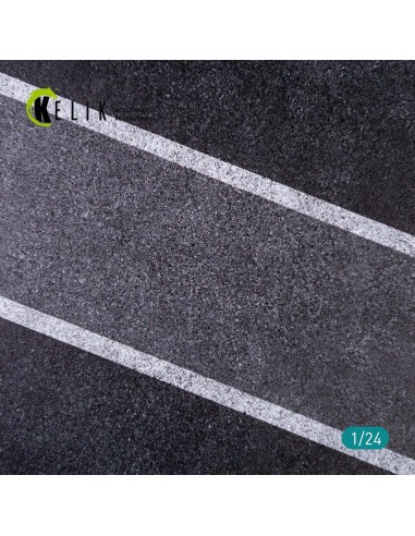 Asphalt road 24 Hours of Le Mans type 3 Base - Acrylic 3 mm (180 x 357 mm) 