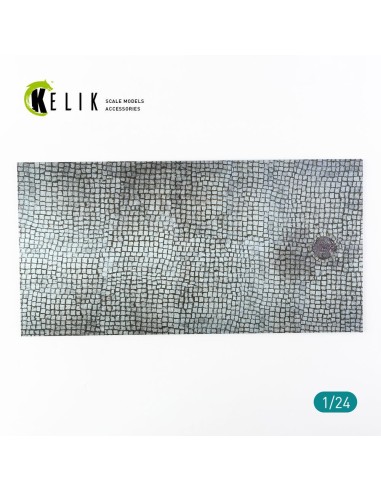 Paving stone road Base - Acrylic 3 mm (180 x 357 mm) (210 g) 