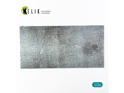 Paving stone road Base - Acrylic 3 mm (180 x 357 mm) (210 g) 