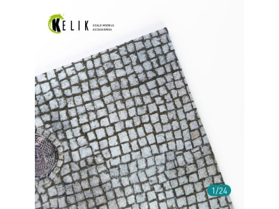Paving stone road Base - Acrylic 3 mm (180 x 357 mm) (210 g) 