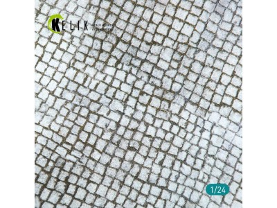 Paving stone road Base - Acrylic 3 mm (180 x 357 mm) (210 g) 