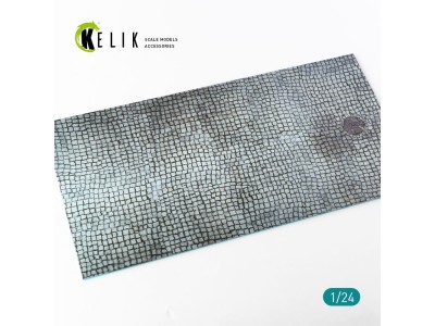Paving stone road Base - Acrylic 3 mm (180 x 357 mm) (210 g) 