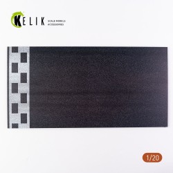 F1 Start Position Base - Acrylic 3 mm (180 x 357 mm) (210 g) (1/20) 