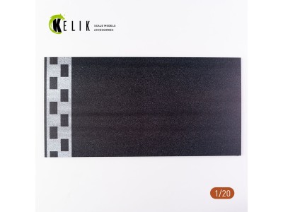 F1 Start Position Base - Acrylic 3 mm (180 x 357 mm) (210 g) (1/20) 