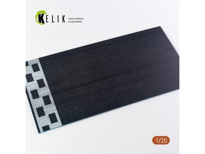 F1 Start Position Base - Acrylic 3 mm (180 x 357 mm) (210 g) (1/20) 