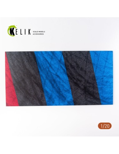 Paul Ricard Circuit Base - Acrylic 3 mm (180 x 357 mm) (210 g) (1/20) 