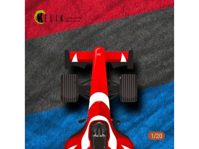 Paul Ricard Circuit Base - Acrylic 3 mm (180 x 357 mm) (210 g) (1/20) 