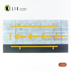 F1 Pitstop Type 2 Base - Acrylic 3 mm (180 x 357 mm) (210 g) (1/20) 