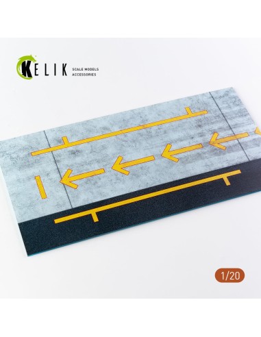 F1 Pitstop Type 2 Base - Acrylic 3 mm (180 x 357 mm) (210 g) (1/20) 