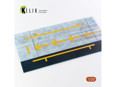 F1 Pitstop Type 2 Base - Acrylic 3 mm (180 x 357 mm) (210 g) (1/20) 