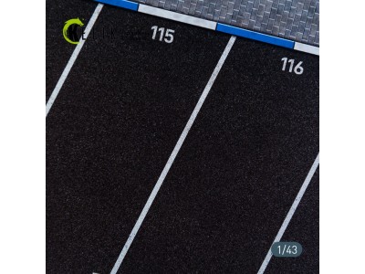 Supermarket Parking type 2 Base - Acrylic 3 mm (180 x 357 mm) (210 g) (1/43) 