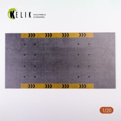 F1 Garage Type 1 Base - Acrylic 3 mm (180 x 357 mm) (210 g) (1/20) 