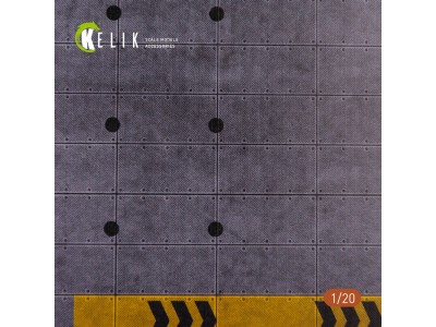 F1 Garage Type 1 Base - Acrylic 3 mm (180 x 357 mm) (210 g) (1/20) 