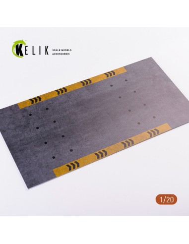 F1 Garage Type 1 Base - Acrylic 3 mm (180 x 357 mm) (210 g) (1/20) 