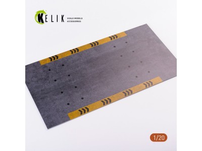 F1 Garage Type 1 Base - Acrylic 3 mm (180 x 357 mm) (210 g) (1/20) 