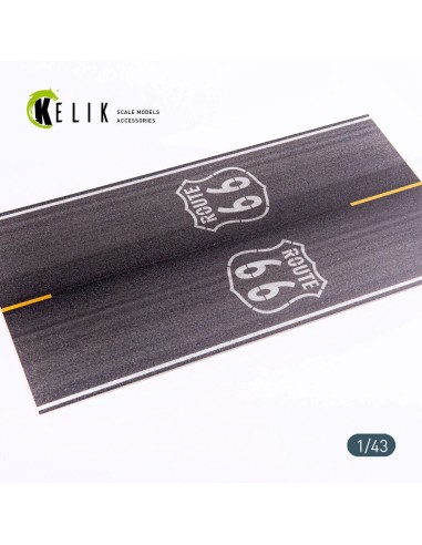 Route 66 - Base - Acrylic 3 mm (180 x 357 mm) (210 g) (1/43) 