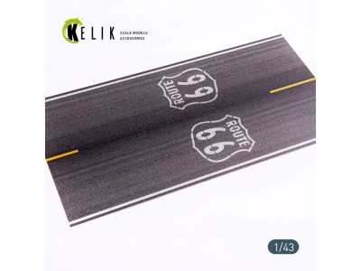 Route 66 - Base - Acrylic 3 mm (180 x 357 mm) (210 g) (1/43) 