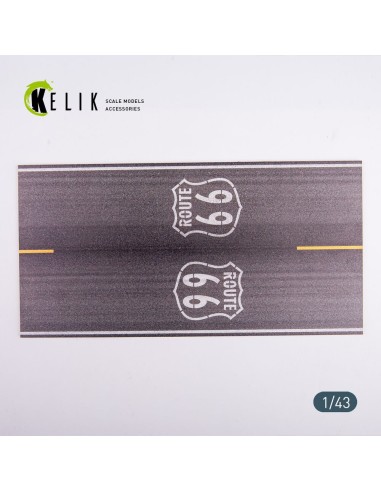 Route 66 - Base - Acrylic 3 mm (180 x 357 mm) (210 g) (1/43) 
