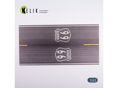 Route 66 - Base - Acrylic 3 mm (180 x 357 mm) (210 g) (1/43) 