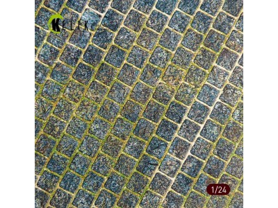 Cobblestone road 1910s-1930s Base - Acrylic 3 mm (280 x 180 mm) (170 g) 