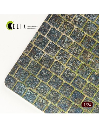Cobblestone road 1910s-1930s Base - Acrylic 3 mm (280 x 180 mm) (170 g) 