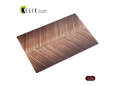 Wooden Bridge (Ostland Bridge 1943) - Base - Acrylic 3 mm (280 x 180 mm) (170 g) 