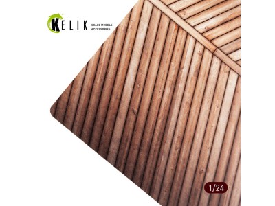 Wooden Bridge (Ostland Bridge 1943) - Base - Acrylic 3 mm (280 x 180 mm) (170 g) 