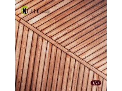 Wooden Bridge (Ostland Bridge 1943) - Base - Acrylic 3 mm (280 x 180 mm) (170 g) 