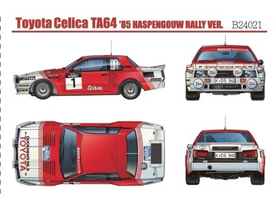 Toyota TA64 Celica '85 Haspengouw Rally Ver. 