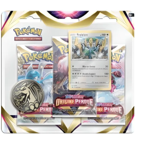 POKEMON EB11 : PACK 3 BOOSTERS EPEES ET BOUCLIERS ORIGINE PERDUE