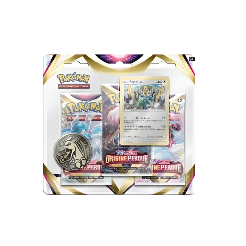 POKEMON EB11 : PACK 3 BOOSTERS EPEES ET BOUCLIERS ORIGINE PERDUE