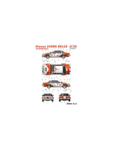 Nissan 240RS BS110 '84 Safari Rally 