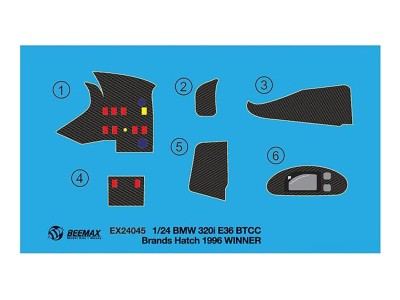 BMW 320i BTCC Brands Hatch 1996 Winner Detail Up Parts 