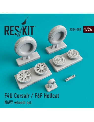 F4U Corsair / F6F Hellcat NAVY wheels set 