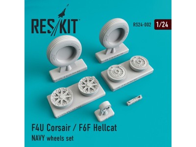F4U Corsair / F6F Hellcat NAVY wheels set 