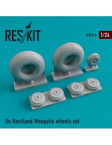 DH.98 Mosquito wheels set 