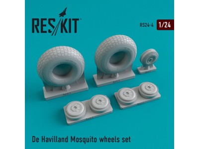 DH.98 Mosquito wheels set 